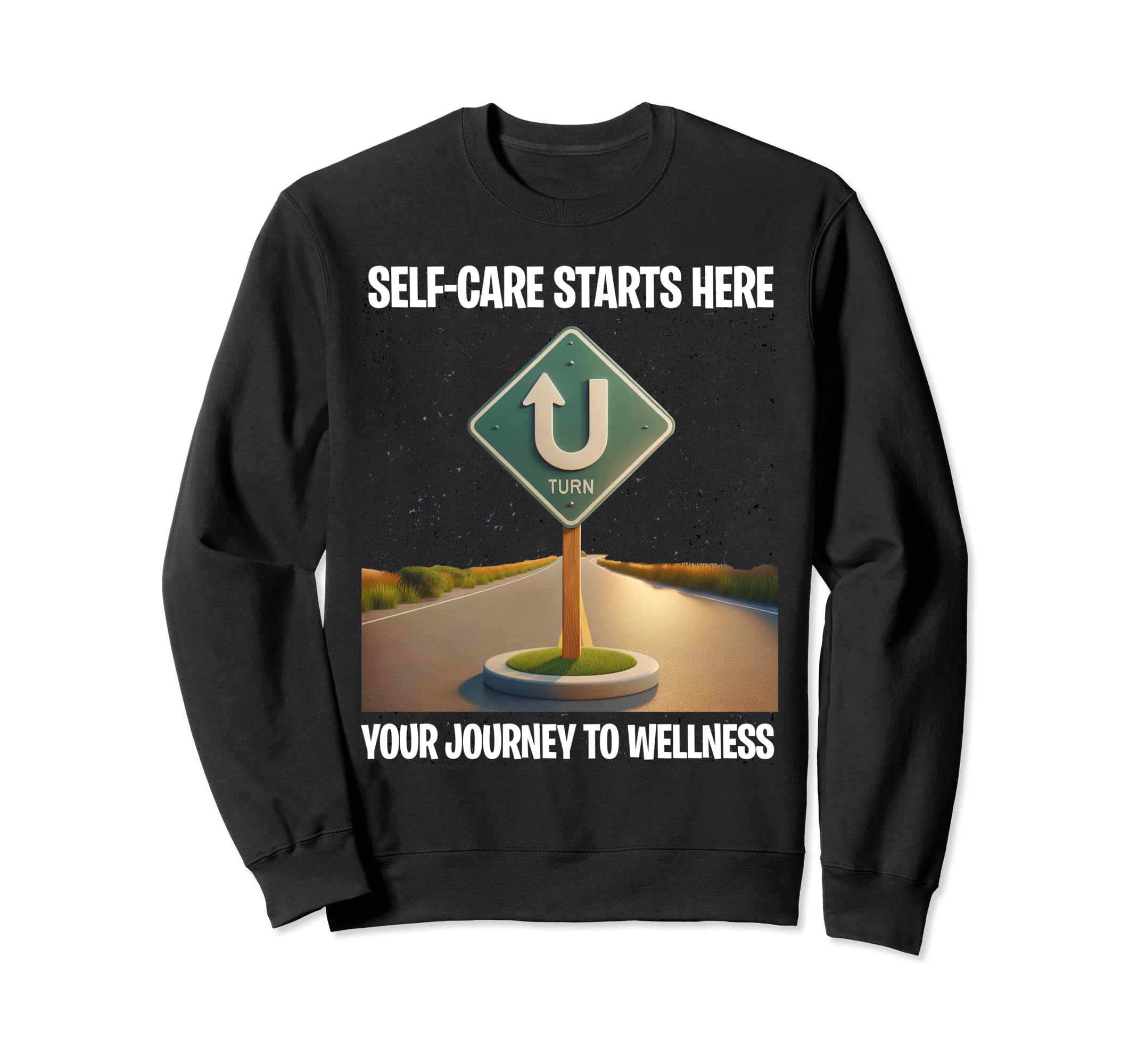 Self Care Starts Here Your Journey To Sweatshirt - Novelty Apparel Unisex - T-Shirt, Sweatshirt, Hoodie