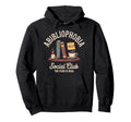 Abibliophobia Funny Bookworm Reading Hoodie - Minimalist Print Men Women - T-Shirt, Sweatshirt, Hoodie