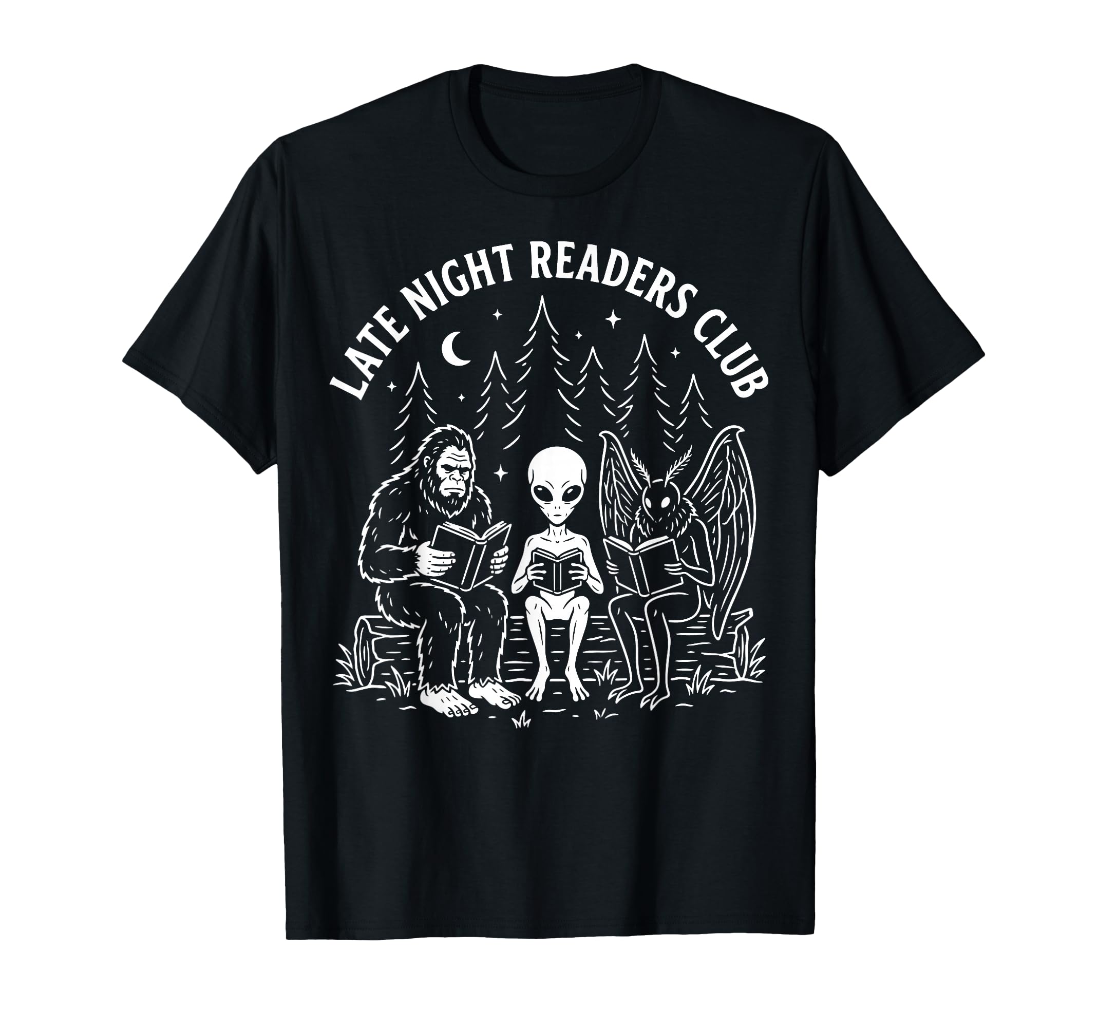 Night Reader Reading Bookworm Bibliophile Hoodie - Streetwear Style Unisex - T-Shirt, Sweatshirt, Hoodie