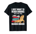 Reptile Book Lover I Read Books And Pet T-Shirt - Minimalist Print Unisex - T-Shirt, Sweatshirt, Hoodie