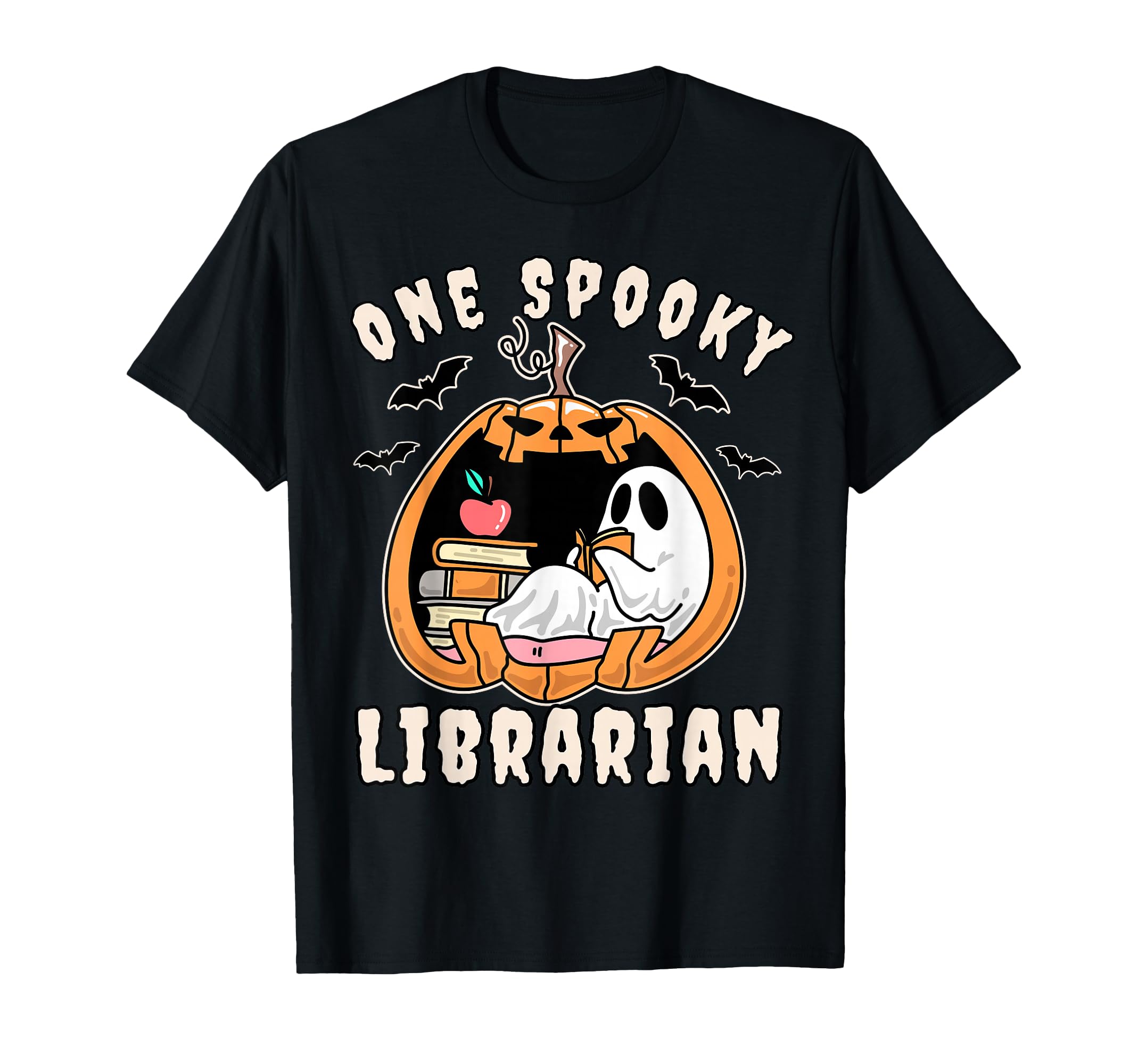 One Spooky Librarian Book Lover T-Shirt - Fun Novelty Design Unisex - T-Shirt, Sweatshirt, Hoodie