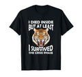 Survive Quarter Life Crisis Insecure T-Shirt - Minimalist Print Men Women - T-Shirt, Sweatshirt, Hoodie