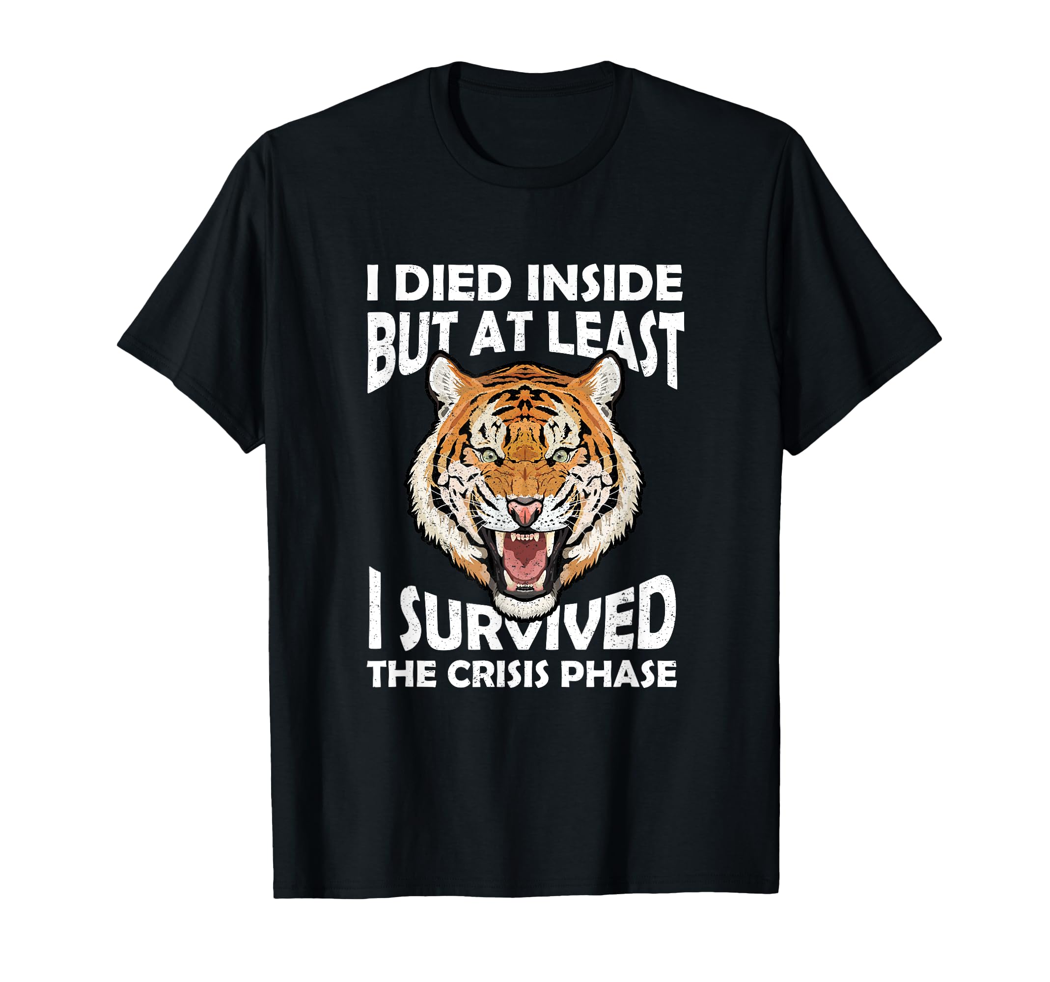 Survive Quarter Life Crisis Insecure T-Shirt - Minimalist Print Men Women - T-Shirt, Sweatshirt, Hoodie