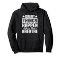 Breathwork Practitioners Hoodie - Minimalist Print Men Women - T-Shirt, Sweatshirt, Hoodie