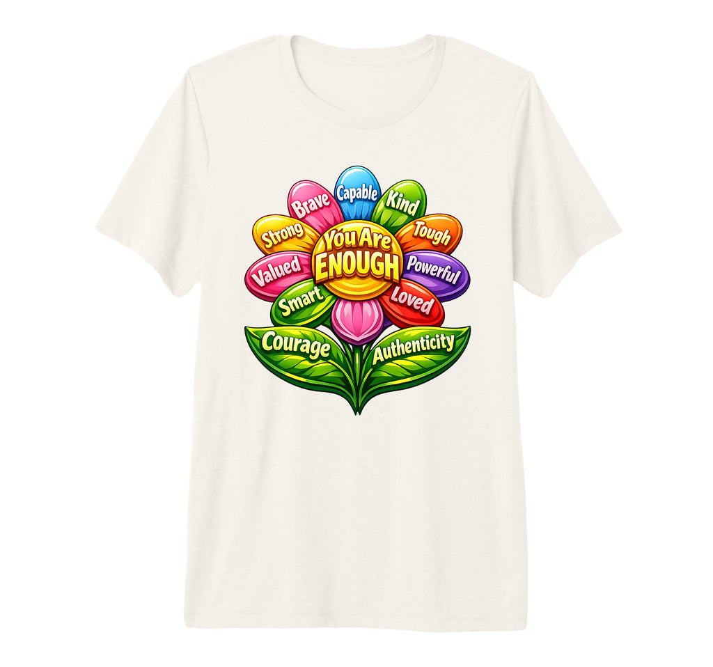 Vibrant Empowerment Flower T-Shirt - Casual Everyday Wear for Adults - T-Shirt, Sweatshirt, Hoodie