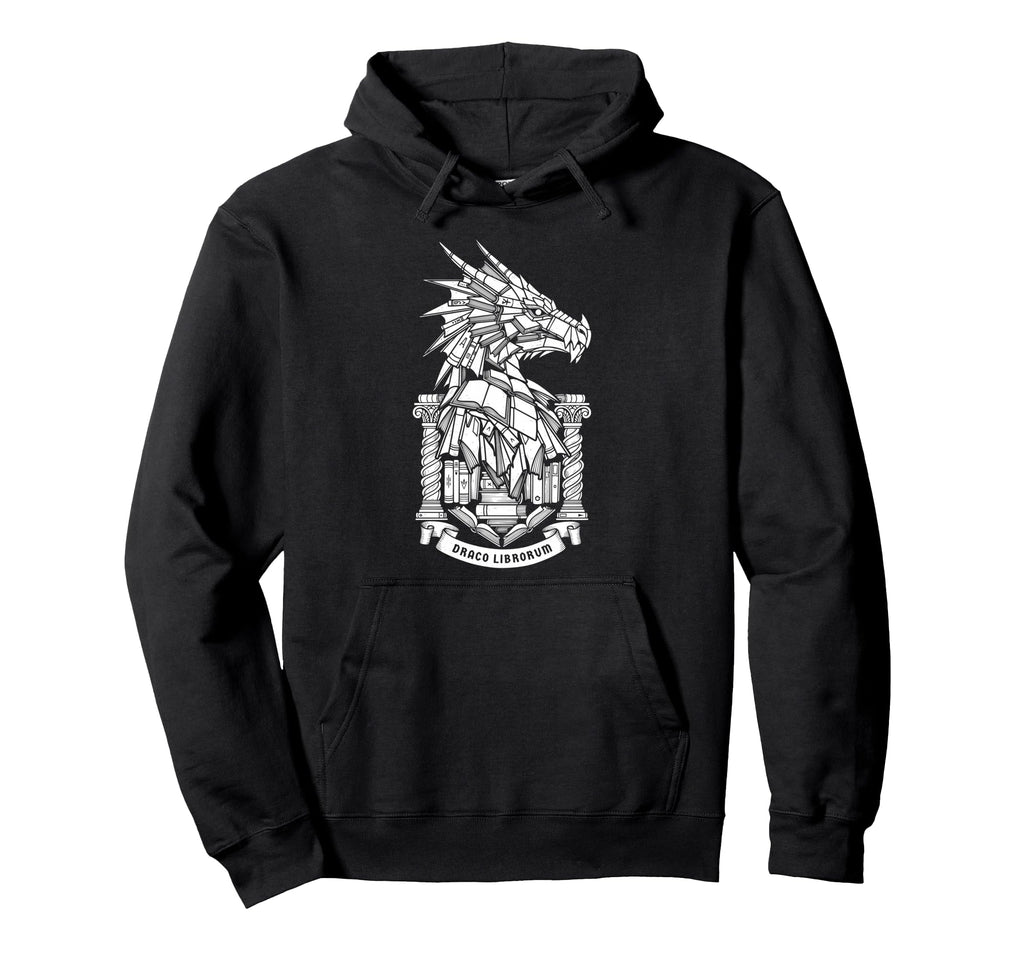 Book Dragon Draco Librorum Bookish Hoodie - Streetwear Style for Adults - T-Shirt, Sweatshirt, Hoodie