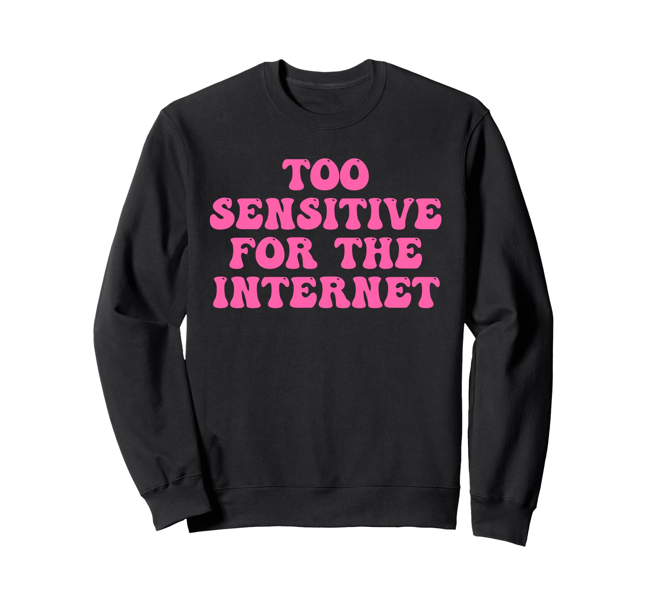 Too Sensitive Internet Funny Sweatshirt - Custom Art Print Unisex - T-Shirt, Sweatshirt, Hoodie