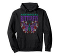 Butterfly Antisocial Entomologist Hoodie - Unique Graphic Men Women - T-Shirt, Sweatshirt, Hoodie