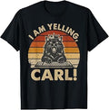 I Am Yelling Carl Funny Cat Keyboard Retro Vintage Cute T-Shirt Unisex T-shirt, Sweatshirt, Hoodie, Long Sleeve Tee - T-Shirt, Sweatshirt, Hoodie