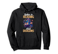 Rather Be Reading About Dragons Books Hoodie - Streetwear Style Men Women - T-Shirt, Sweatshirt, Hoodie