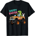 Funny Easter Dinosaur T Rex Monster Truck Unisex T-shirt, Sweatshirt, Hoodie, Long Sleeve Tee - T-Shirt, Sweatshirt, Hoodie