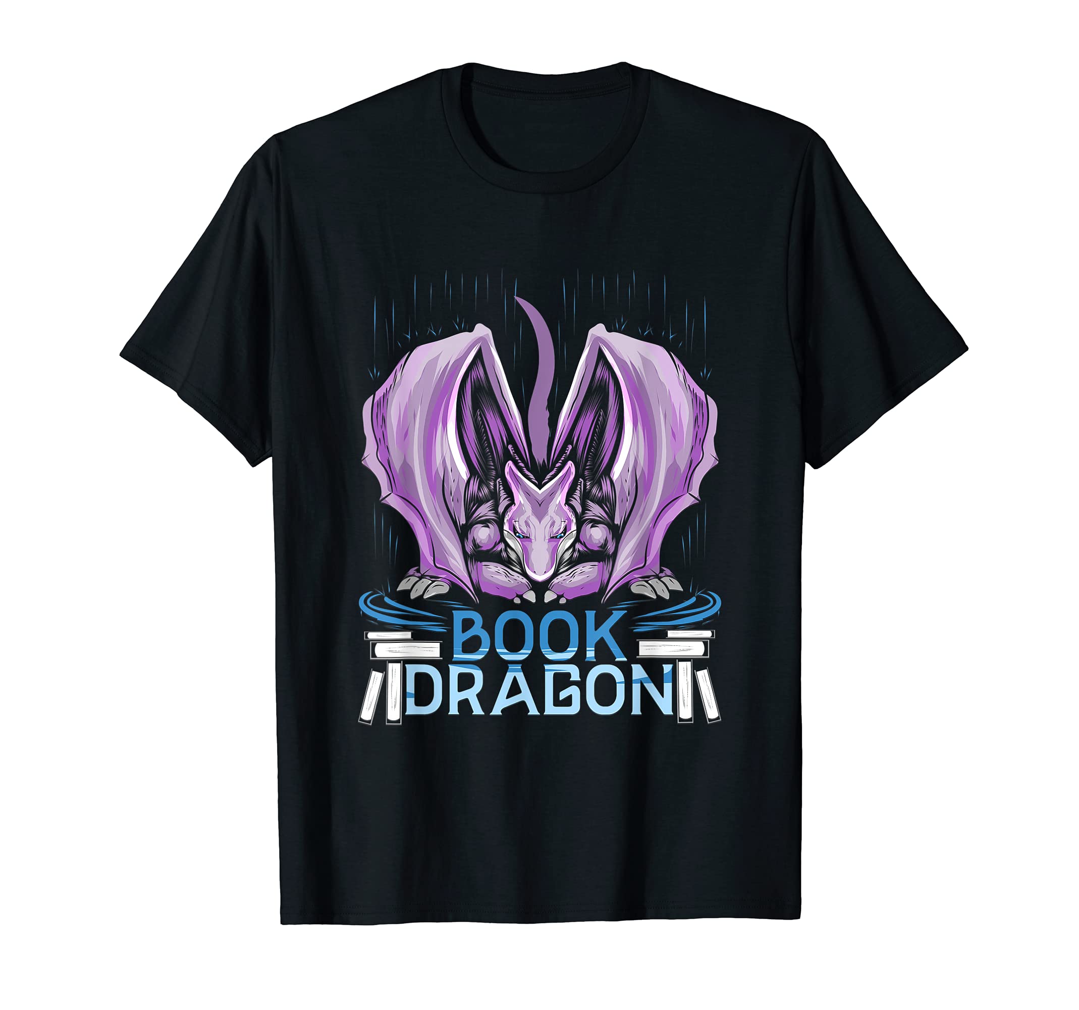 Easily Distracted Dragons Books T-Shirt - Aesthetic Graphic for Adults - T-Shirt, Sweatshirt, Hoodie
