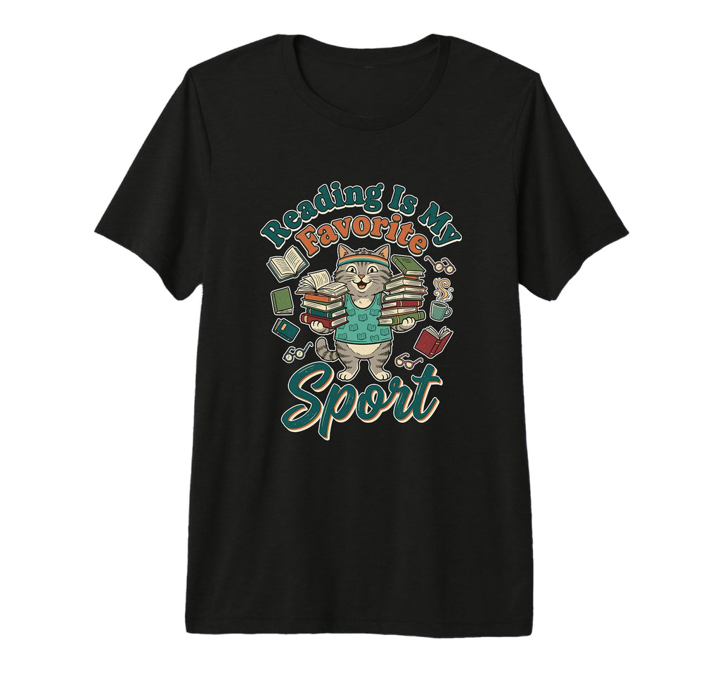 Funny Bookish Cat Reading My T-Shirt - Streetwear Style for Adults - T-Shirt, Sweatshirt, Hoodie