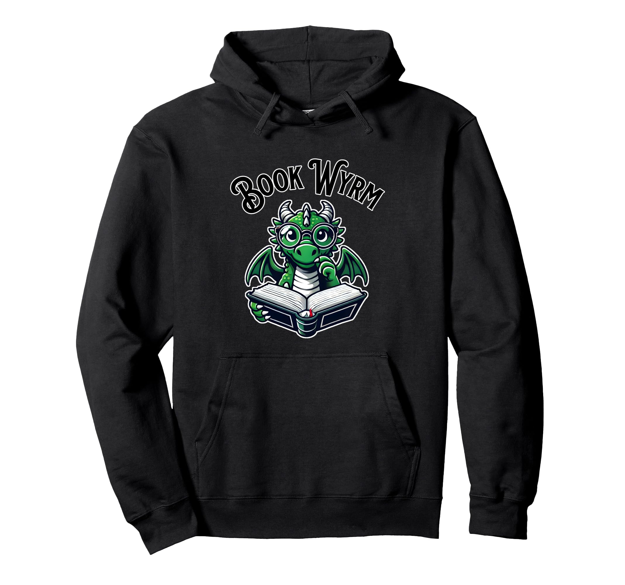 Book Wyrm Books Dragon Lovers Hoodie - Aesthetic Graphic Men Women - T-Shirt, Sweatshirt, Hoodie