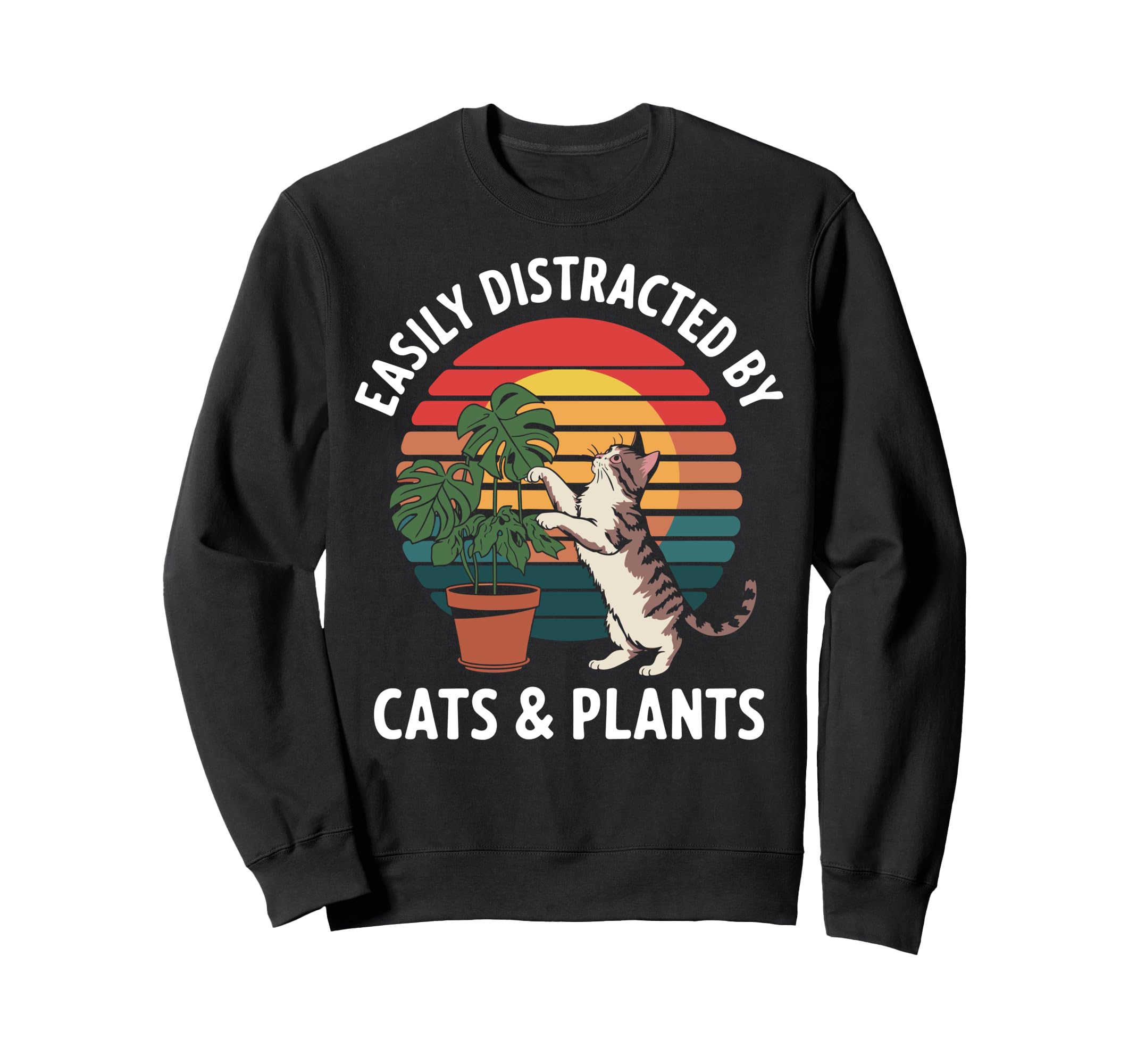 Plant Lover Botanical House Plant Sweatshirt - Minimalist Print Men Women - T-Shirt, Sweatshirt, Hoodie