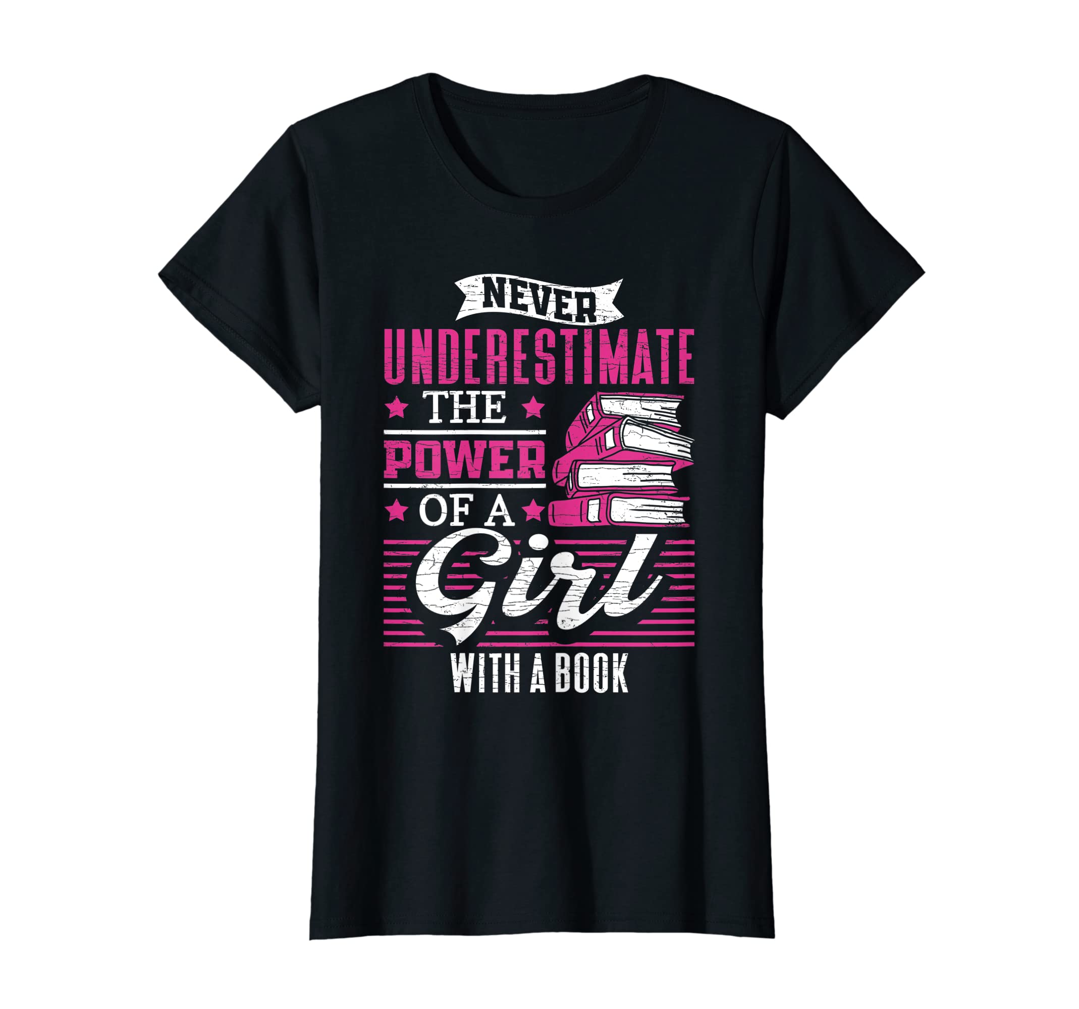 Never Underestimate Power Book T-Shirt - Minimalist Print Men Women - T-Shirt, Sweatshirt, Hoodie