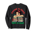 Forced To Work Born To Read Book Lover Sweatshirt - Minimalist Print Unisex - T-Shirt, Sweatshirt, Hoodie