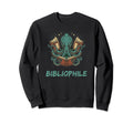 Octopus Bibliophile Reading Book Sweatshirt - Trendy Graphic for Adults - T-Shirt, Sweatshirt, Hoodie