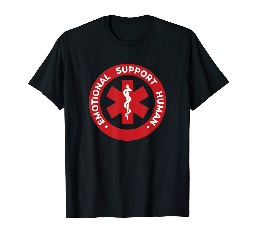 Emotional Support Human T-Shirt - Minimalist Print Men Women - T-Shirt, Sweatshirt, Hoodie