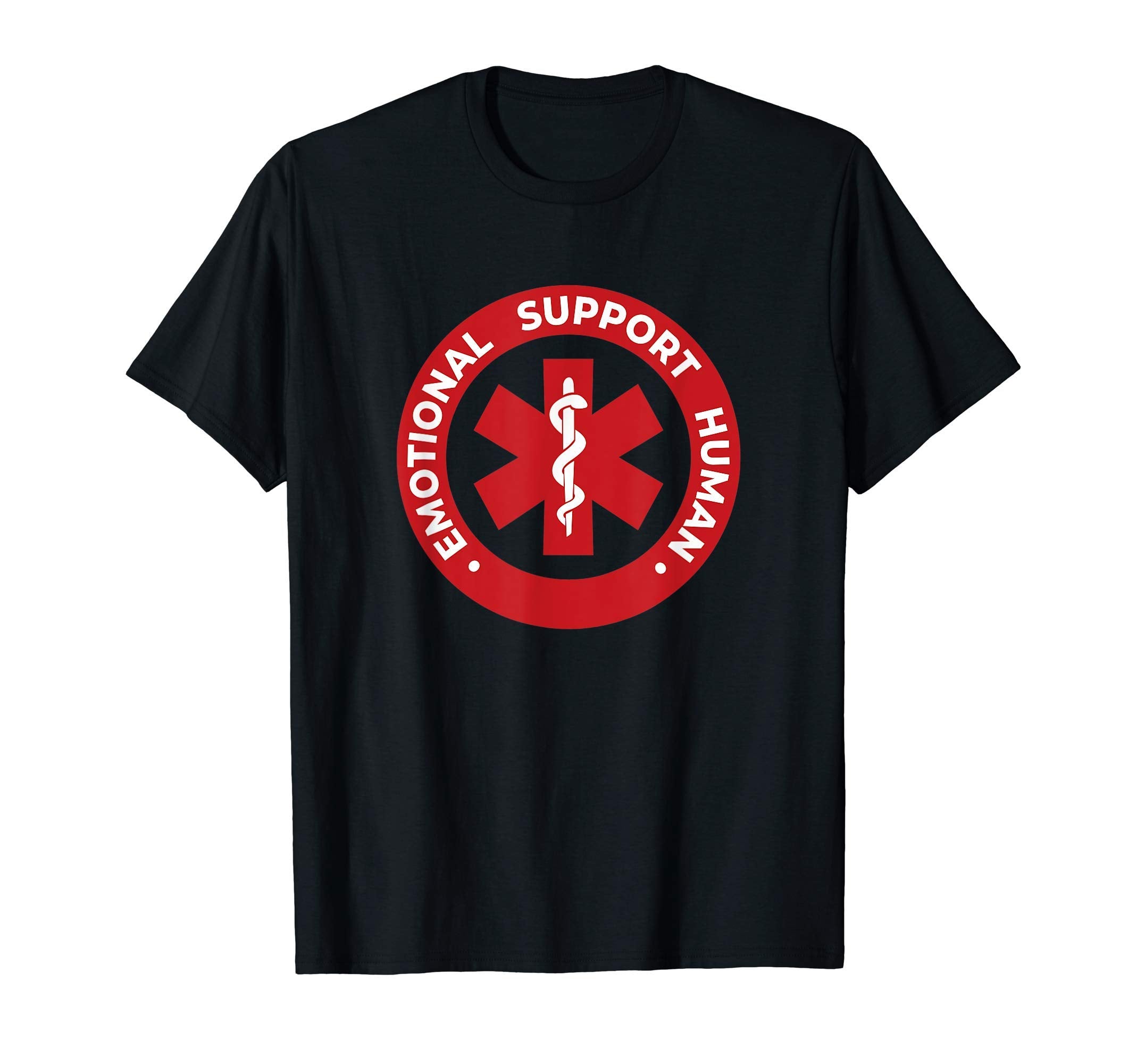 Emotional Support Human T-Shirt - Minimalist Print Men Women - T-Shirt, Sweatshirt, Hoodie