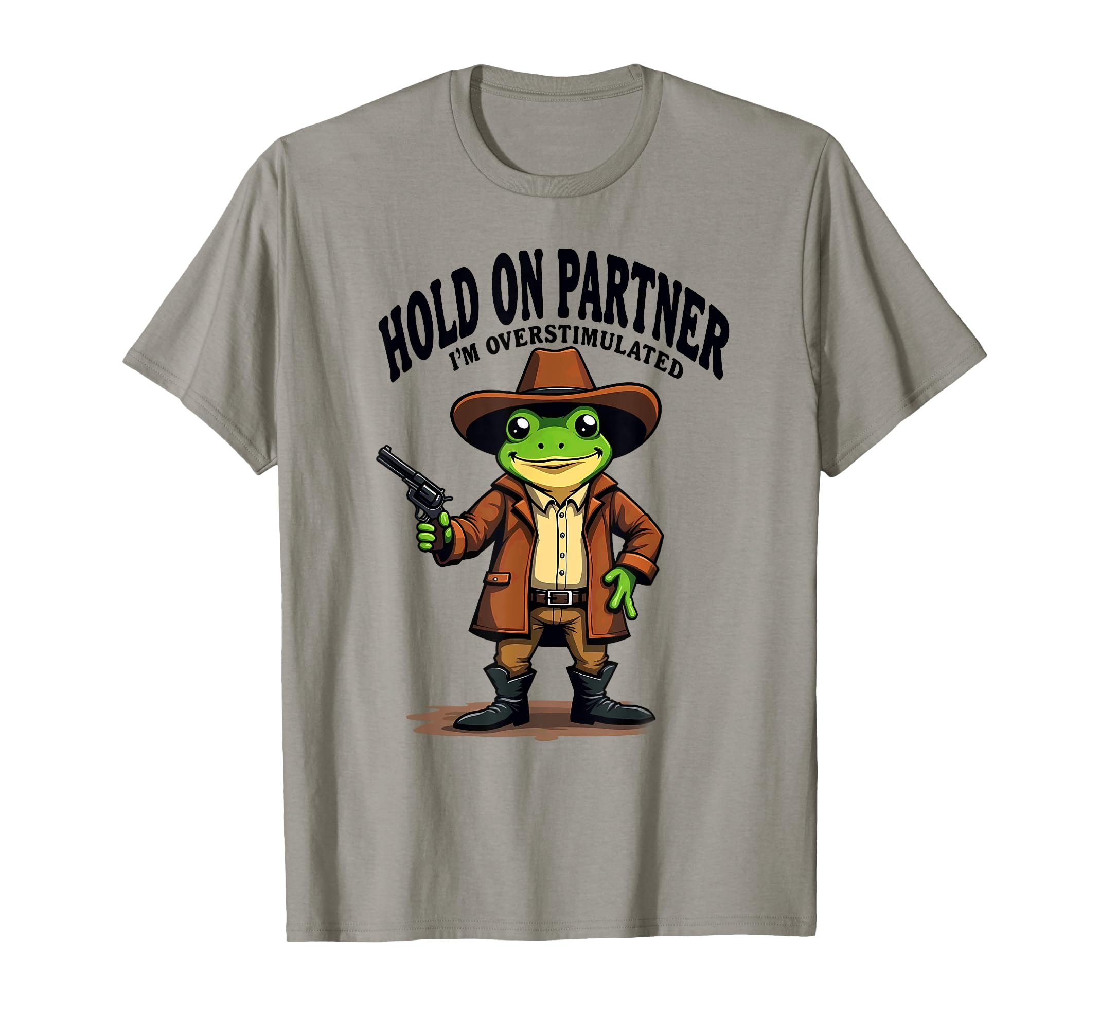 Cowboy Frog Rodeo Hold Partner Im T-Shirt - Unique Graphic Unisex - T-Shirt, Sweatshirt, Hoodie