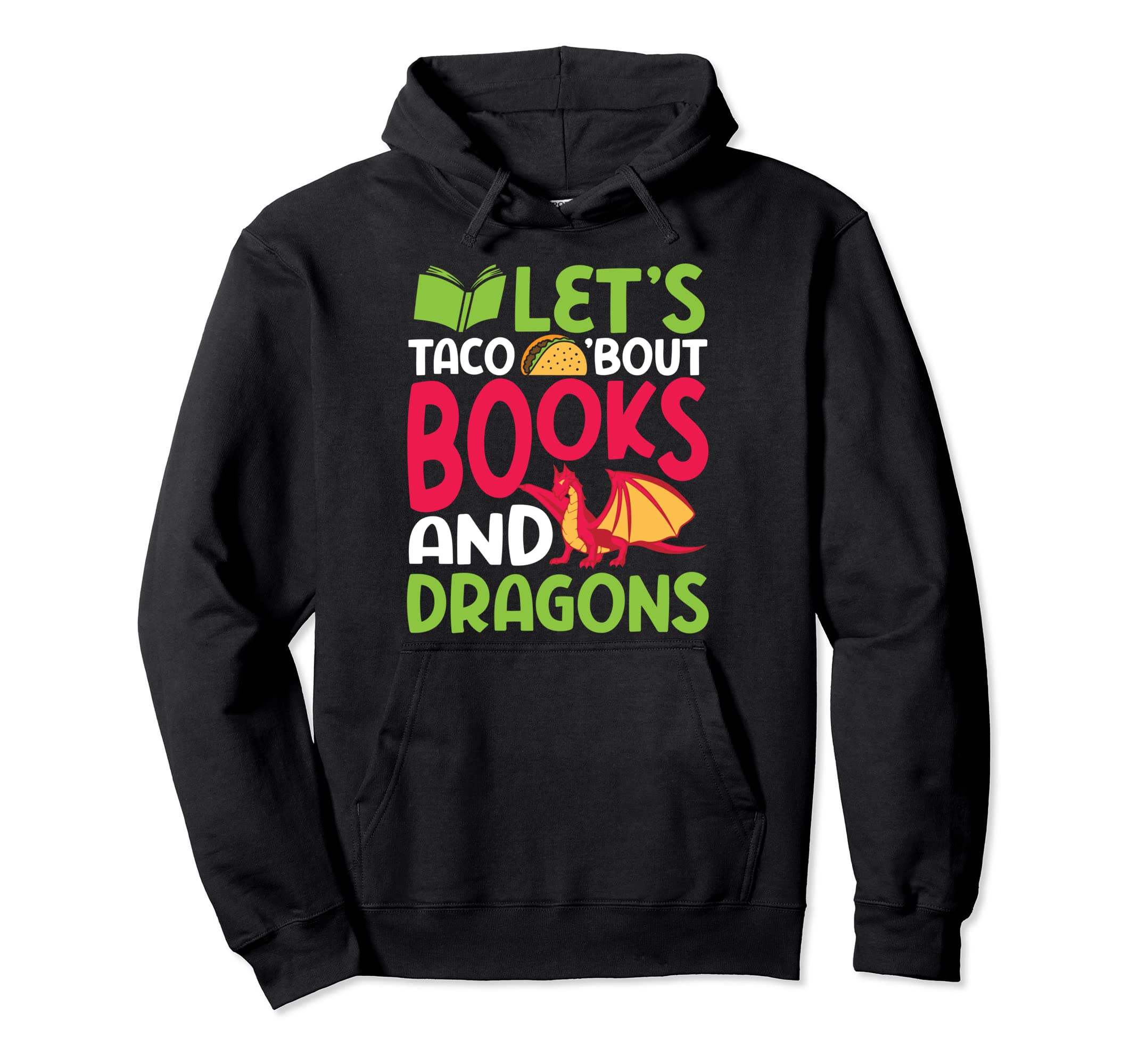 Fantasy Books And Dragons Hoodie - Trendy Graphic Men Women - T-Shirt, Sweatshirt, Hoodie