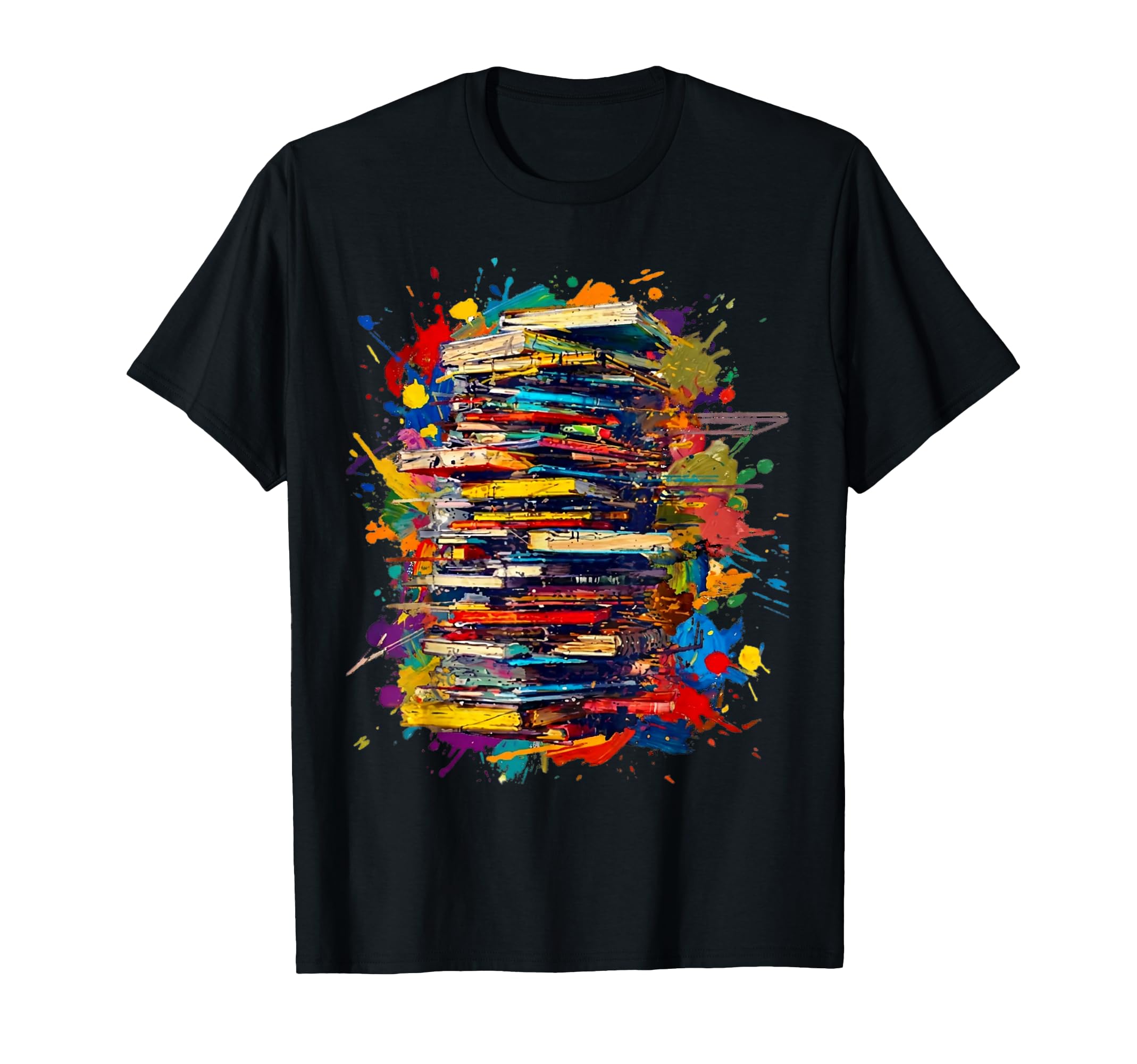 Book Reader Reading Lover Abstract Art T-Shirt - Unique Graphic for Adults - T-Shirt, Sweatshirt, Hoodie
