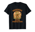 Progress Over Perfection Western Frog First T-Shirt - Graphic Print Unisex - T-Shirt, Sweatshirt, Hoodie