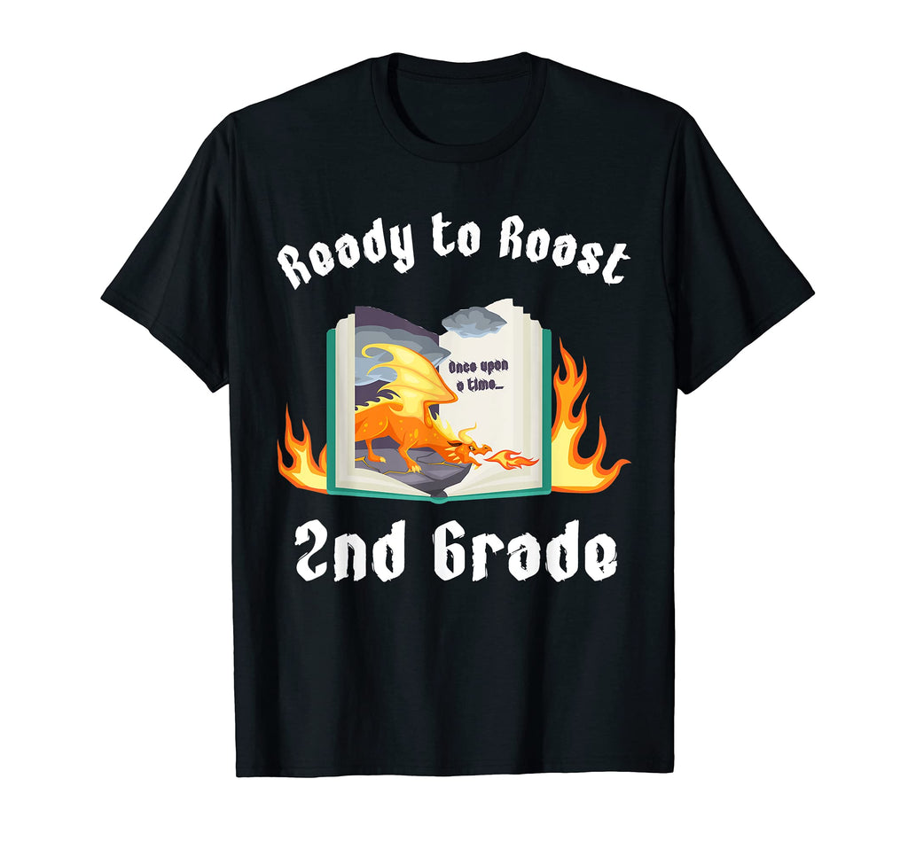 Ready To Roast 2Nd Grade Dragon Back To T-Shirt - Trendy Graphic Men Women - T-Shirt, Sweatshirt, Hoodie