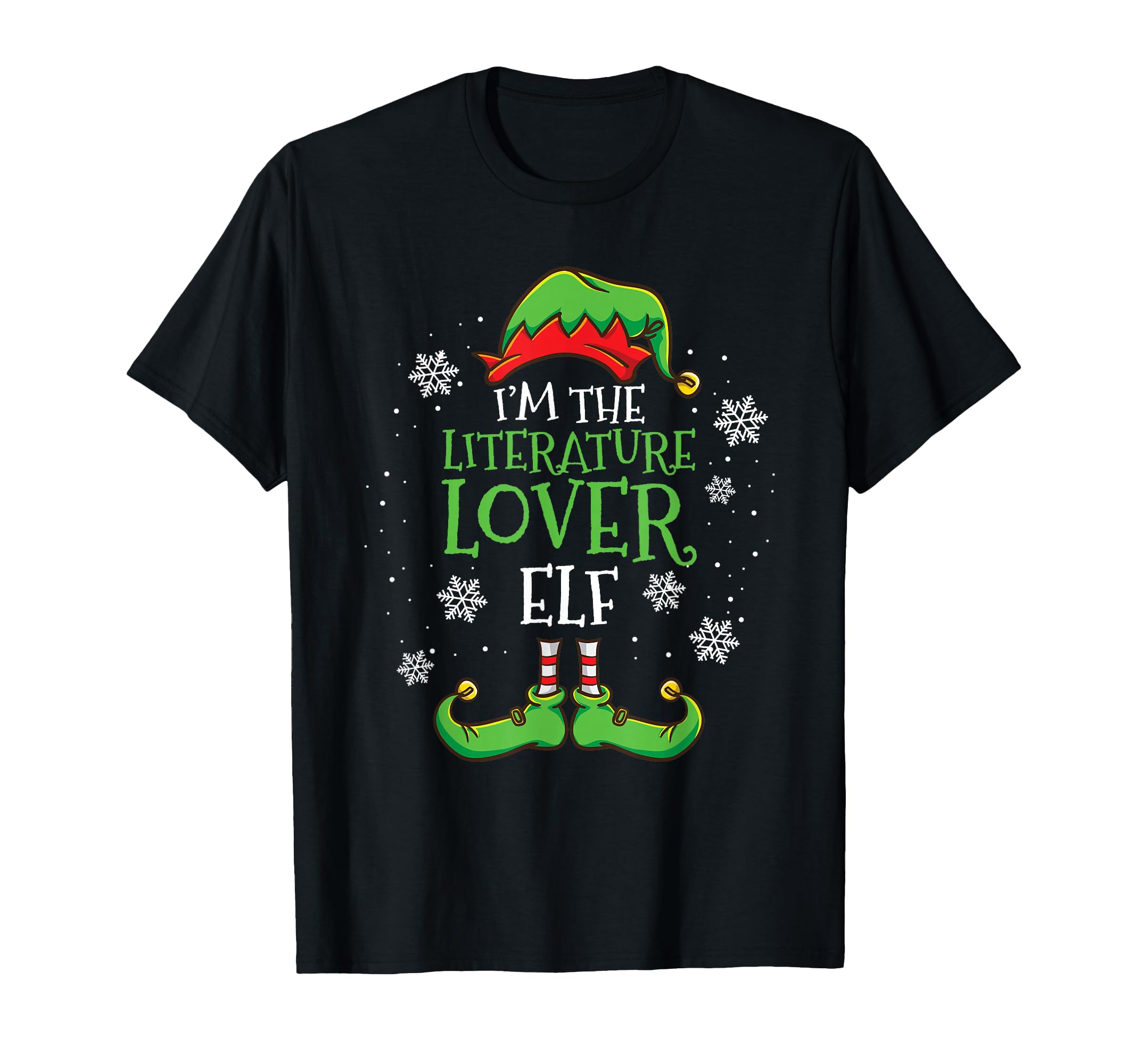 Im Literature Lover Elf T-Shirt - Trendy Graphic for Adults - T-Shirt, Sweatshirt, Hoodie
