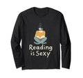 Reading Is Sexy Bibliophile T-Shirt - Casual Everyday Wear for Adults - T-Shirt, Sweatshirt, Hoodie