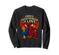 Proud Overthinker Love Stained Heart Sweatshirt - Aesthetic Graphic Unisex - T-Shirt, Sweatshirt, Hoodie