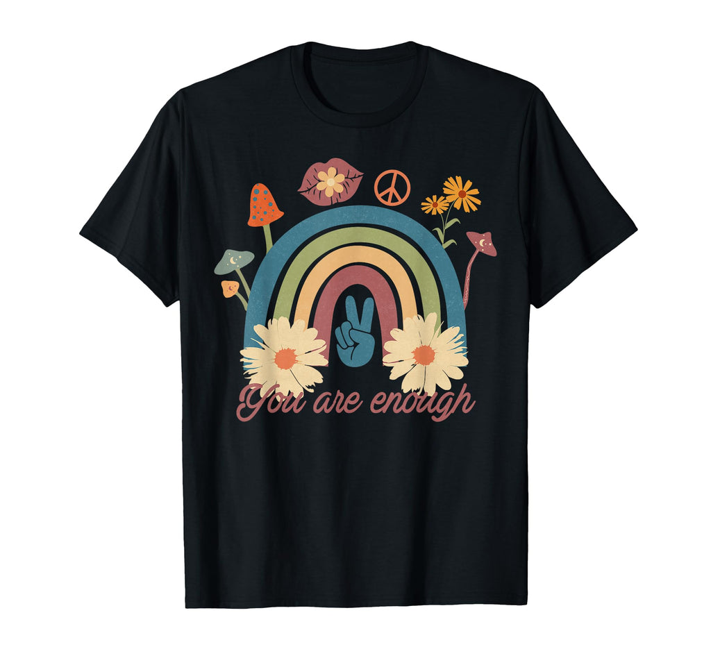 Hippie Costume Peace Sign Shirts Flower T-Shirt - Custom Art Print Unisex - T-Shirt, Sweatshirt, Hoodie