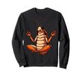 Meditation Cockroach Yoga Pose Sweatshirt - Aesthetic Graphic Unisex - T-Shirt, Sweatshirt, Hoodie