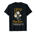 Grow Positive Thoughts Anxiety T-Shirt - Minimalist Print for Adults - T-Shirt, Sweatshirt, Hoodie