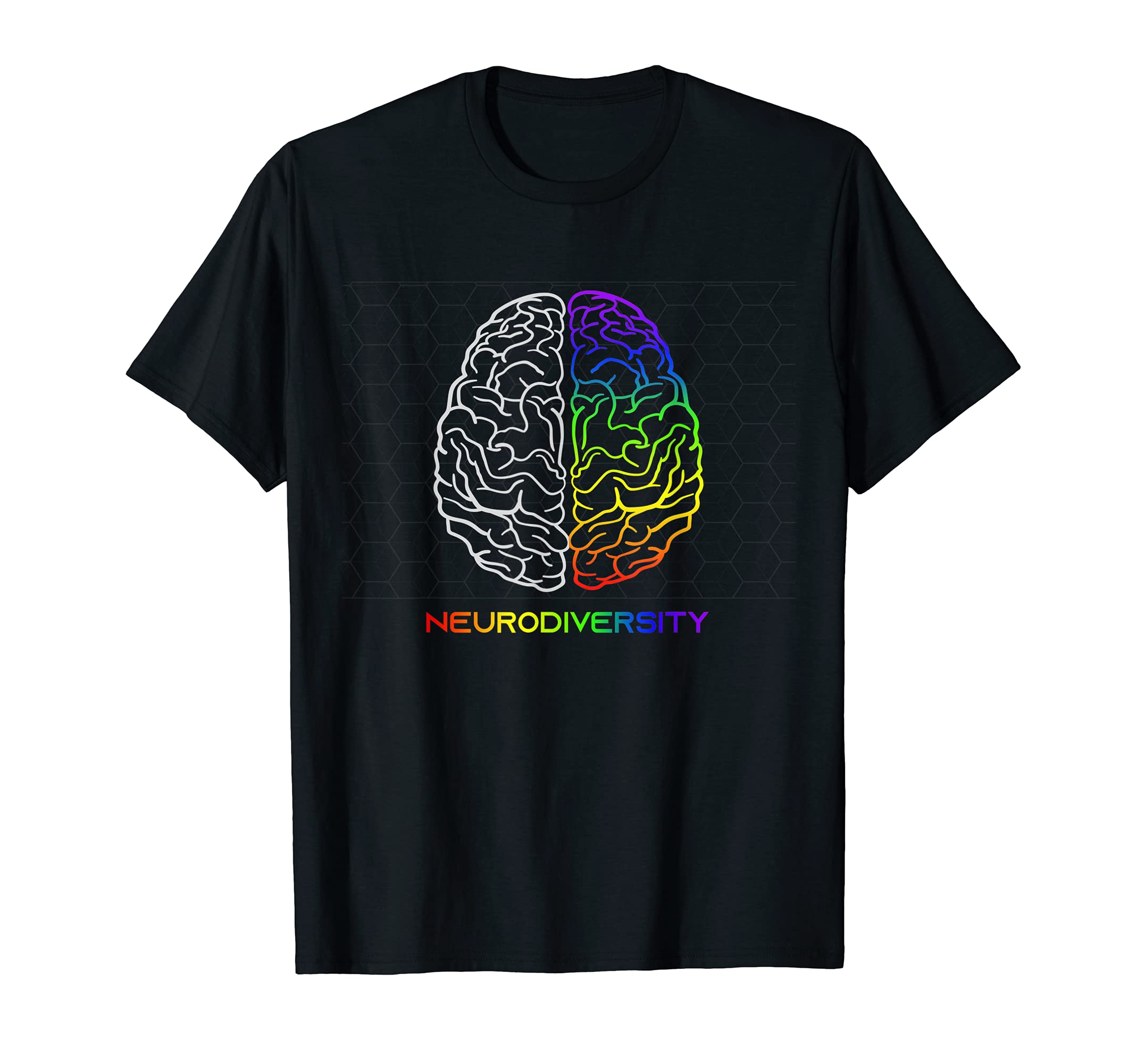 Embrace Neurodiversity Autism Adhd Asd T-Shirt - Novelty Apparel Unisex - T-Shirt, Sweatshirt, Hoodie