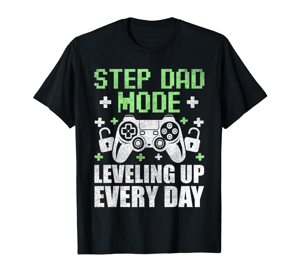 Gamer Stepdad Fathers Day Step Dad T-Shirt - Novelty Apparel Unisex - T-Shirt, Sweatshirt, Hoodie