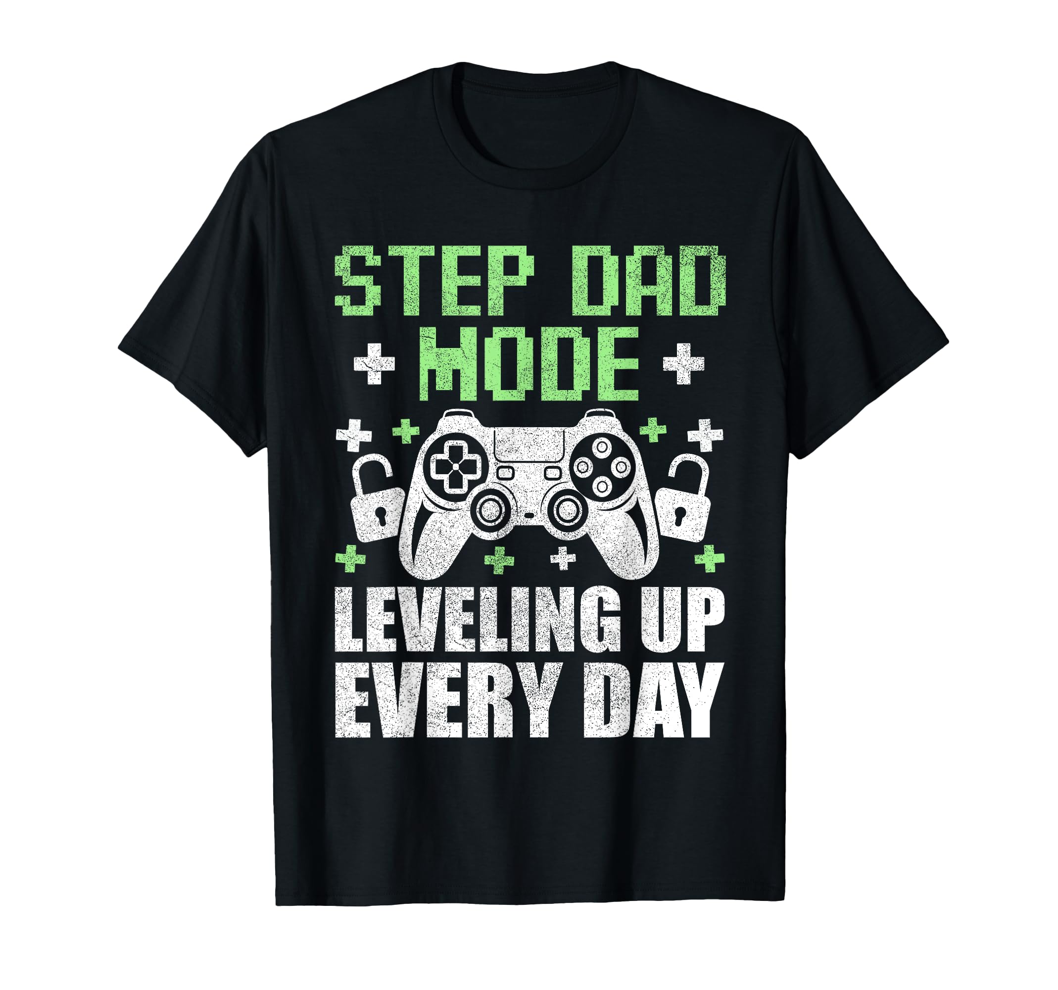 Gamer Stepdad Fathers Day Step Dad T-Shirt - Novelty Apparel Unisex - T-Shirt, Sweatshirt, Hoodie