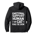 Emotional Support Human Do Not Pet Hoodie - Streetwear Style Men Women - T-Shirt, Sweatshirt, Hoodie