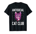 Antisocial Cat Club Introvert T-Shirt - Casual Everyday Wear for Adults - T-Shirt, Sweatshirt, Hoodie