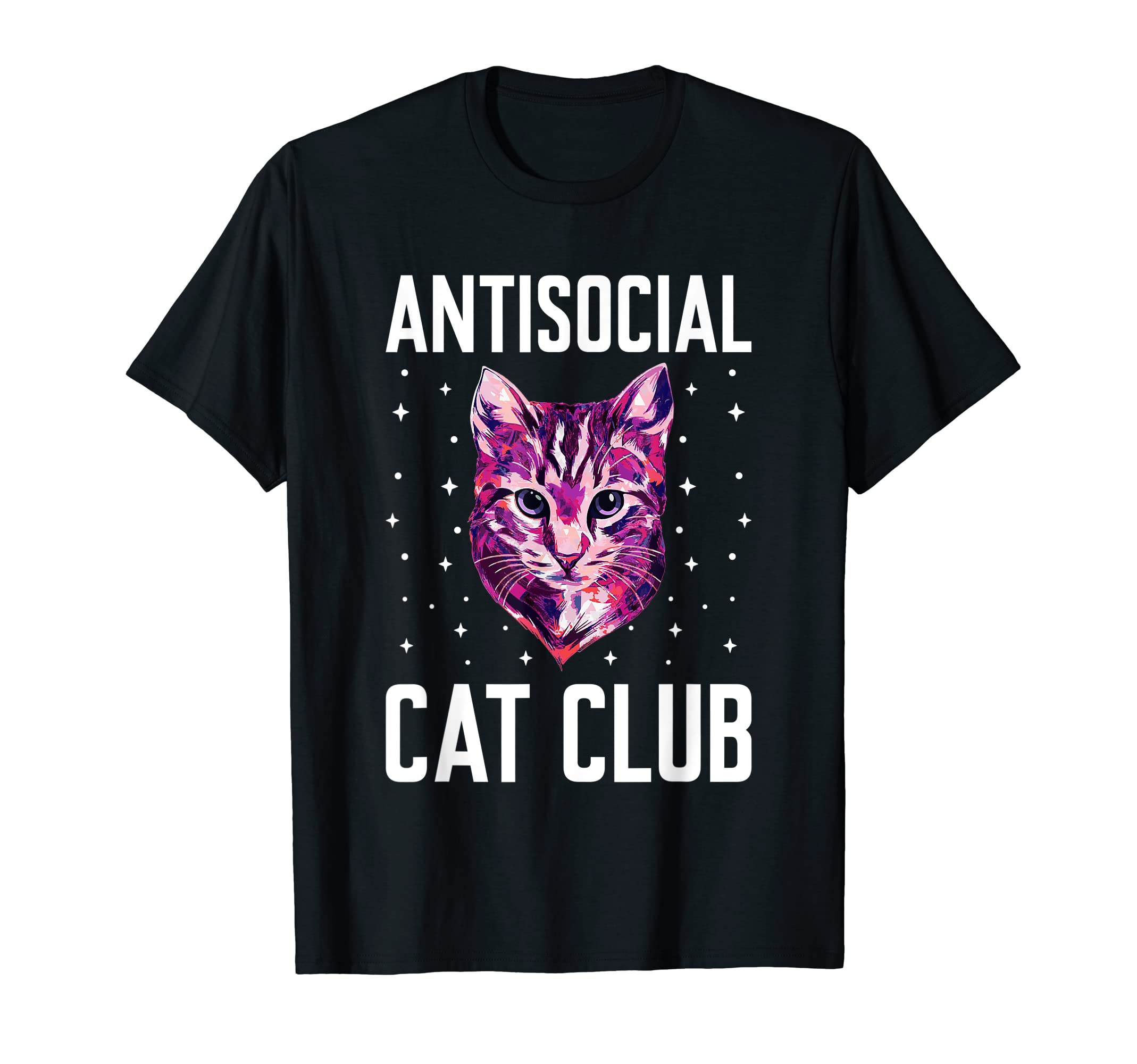 Antisocial Cat Club Introvert T-Shirt - Casual Everyday Wear for Adults - T-Shirt, Sweatshirt, Hoodie