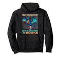 Easily Distracted Dragons And Books Fantasy Hoodie - Graphic Print Unisex - T-Shirt, Sweatshirt, Hoodie