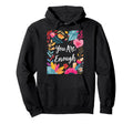 You Are Enough Minimalist Typography Hoodie - Unique Graphic Men Women - T-Shirt, Sweatshirt, Hoodie