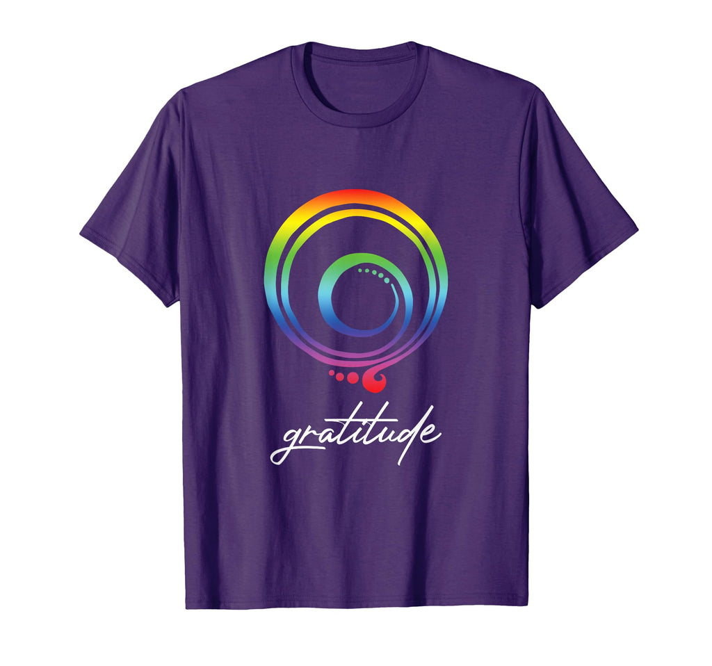 Colorful Mandala Gratitude Feelings T-Shirt - Unique Graphic Unisex - T-Shirt, Sweatshirt, Hoodie