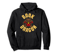 Book Dragon Reading Book Funny Dragon Hoodie - Custom Art Print Unisex - T-Shirt, Sweatshirt, Hoodie