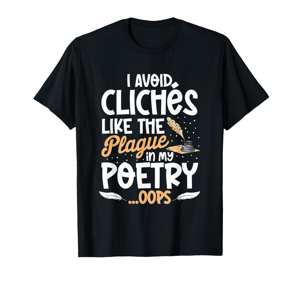 Poetry Poem Author Literature Book Lover T-Shirt - Graphic Print Men Women - T-Shirt, Sweatshirt, Hoodie