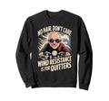 No Hair Dont Care Motorcycle Sweatshirt - Custom Art Print Men Women - T-Shirt, Sweatshirt, Hoodie