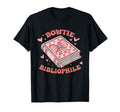 Bowtie Bibliophile Valentines Book T-Shirt - Graphic Print Unisex - T-Shirt, Sweatshirt, Hoodie