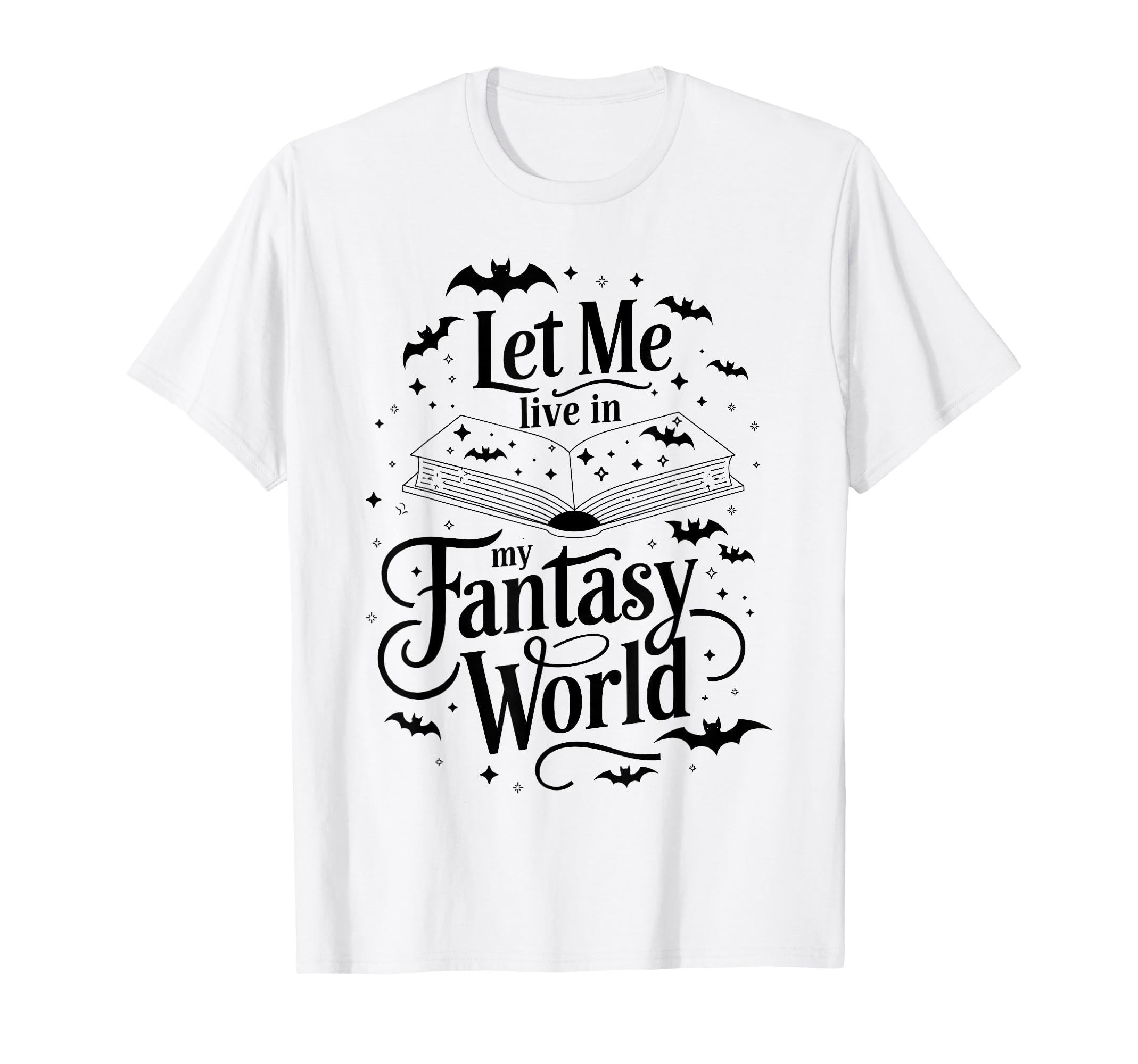 Magical Fairies And Dragons Book T-Shirt - Casual Everyday Wear Unisex - T-Shirt, Sweatshirt, Hoodie