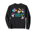 Funny Colorful Emotional Support Sweatshirt - Custom Art Print for Adults - T-Shirt, Sweatshirt, Hoodie